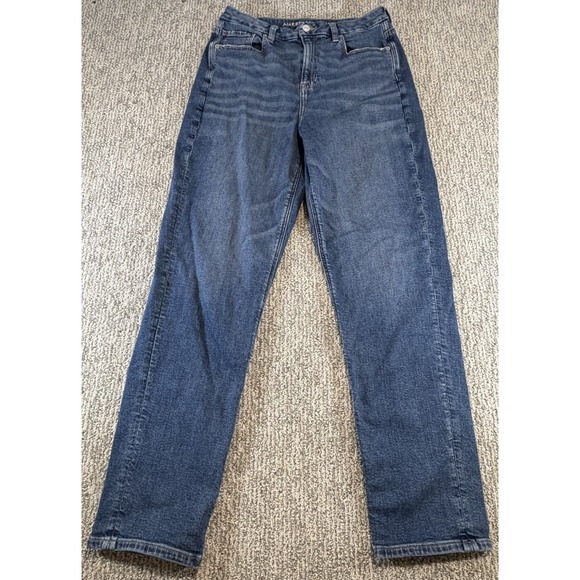 American Eagle Outfitters Denim - American Eagle Jeans Womens 10 Regular Strigid Curvy Mom Jean Stretch Denim Blue